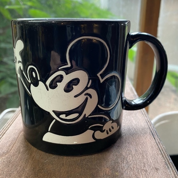 MICKEY MouseTa-data Mug 4” Black and White - Picture 2 of 7